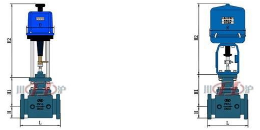 電動保溫調節閥結構圖